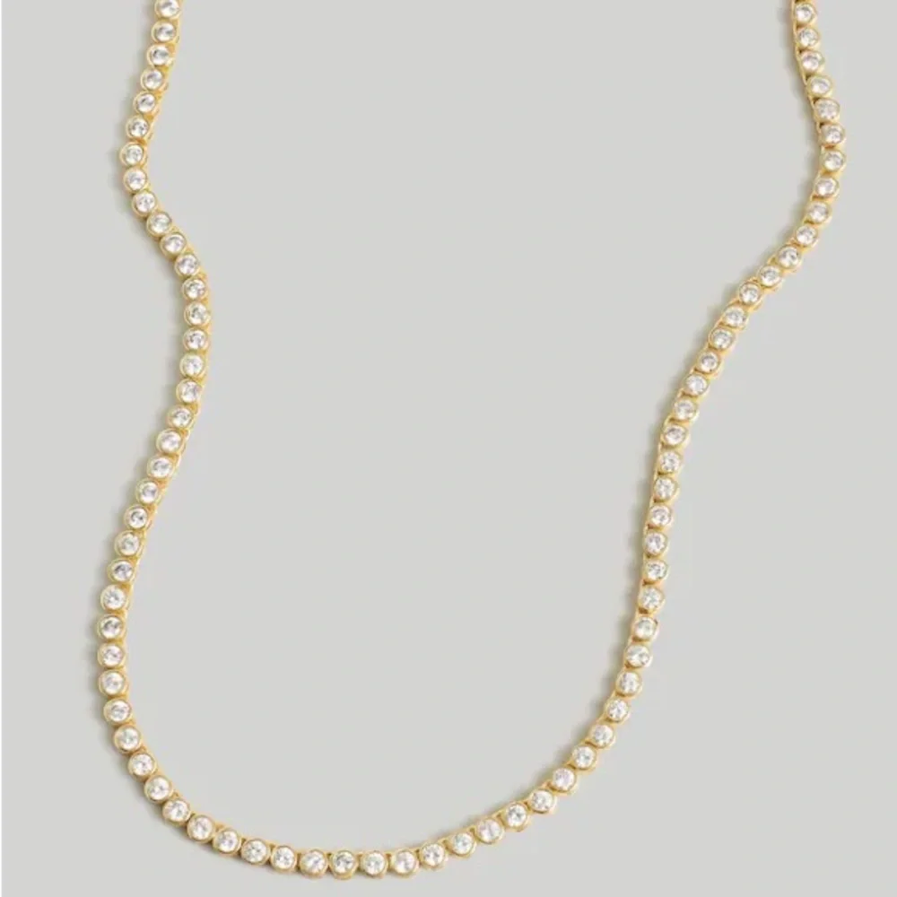 Madewell The Tennis Collection Bezel Set Crystal Necklace - Picture 2 of 3